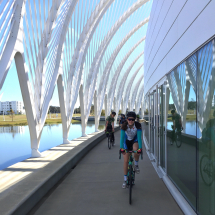 Riding Through the Campus