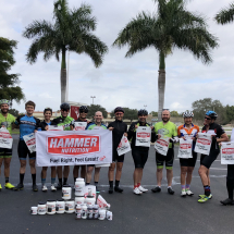 Hammer Nutrition fueling our ride with a variety of products!