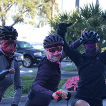 Cycling Ninjas about to take on Florida Weather :)